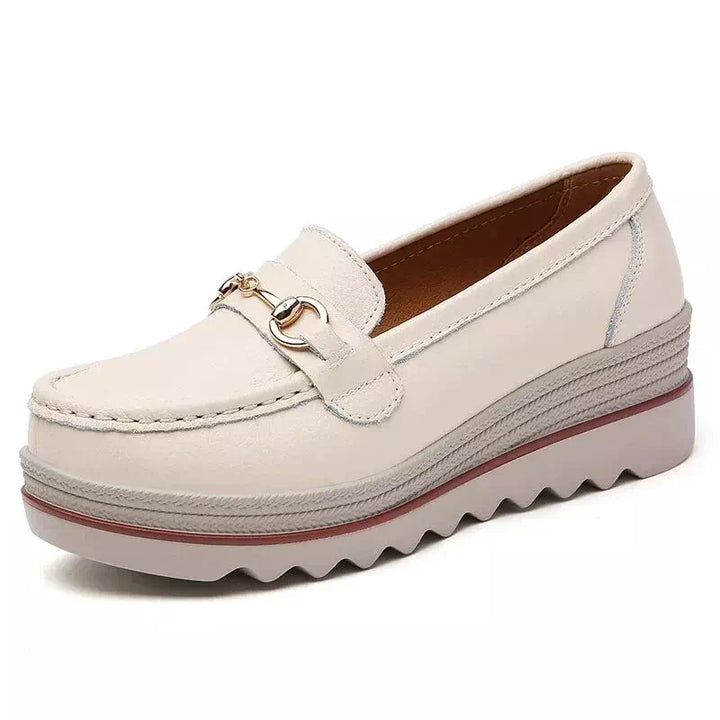 Mocassin compensé pour femme - spécial liquidation Podoways 36 Wheat