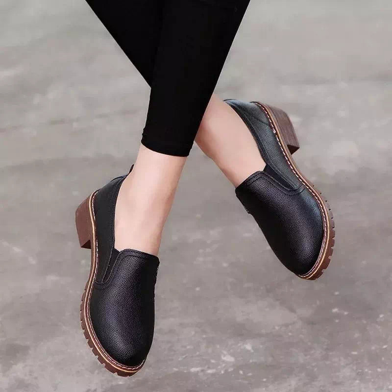 Mocassin en cuir blanc pour femme  Podoways   