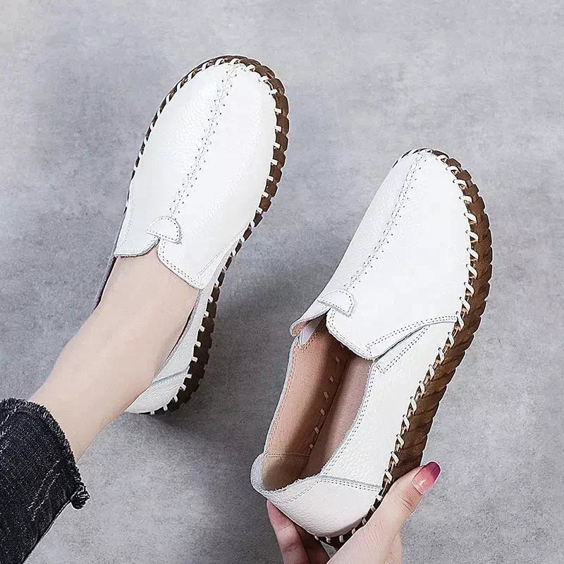 Mocassin gris pour femme Podoways 36 Blanc