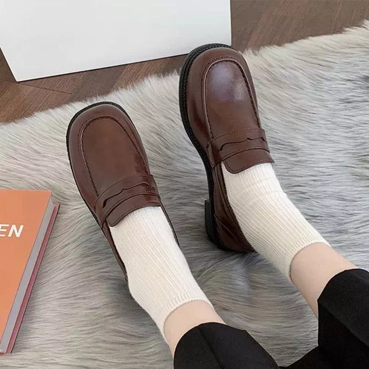 Mocassin marron pour femme Podoways 36 DarkRed