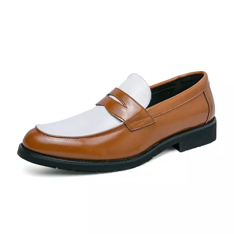 Mocassin noir et blanc pour femme  Podoways 36 Chocolate 