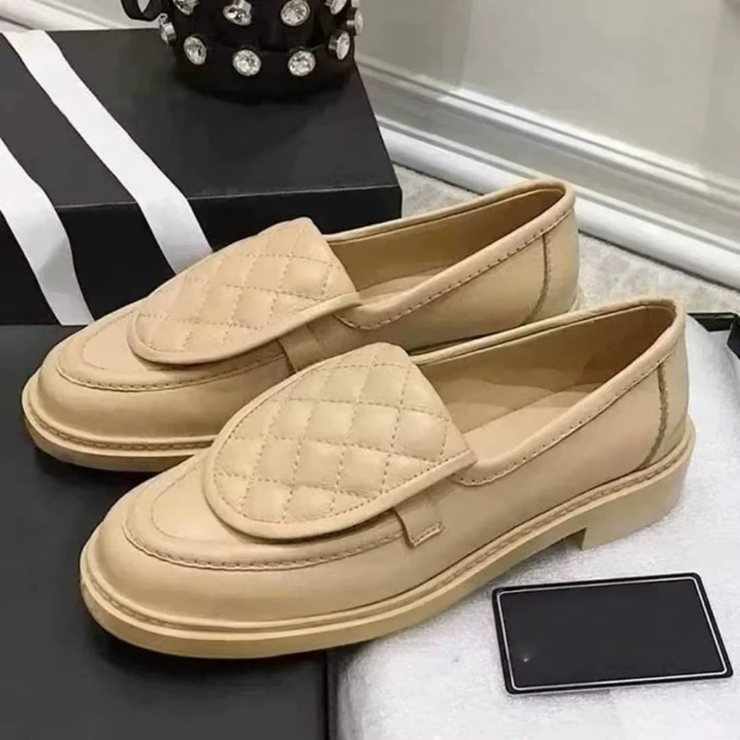 Mocassins Confortables Femme – Semelle Épaisse et Souple Podoways 35 Wheat