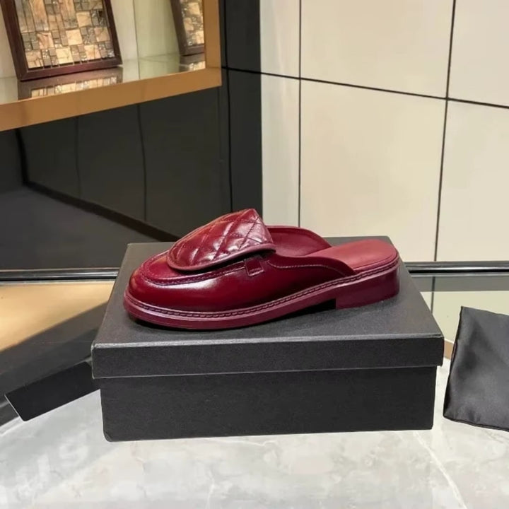 Mocassins Confortables Femme – Semelle Épaisse et Souple Podoways 35 DarkRed