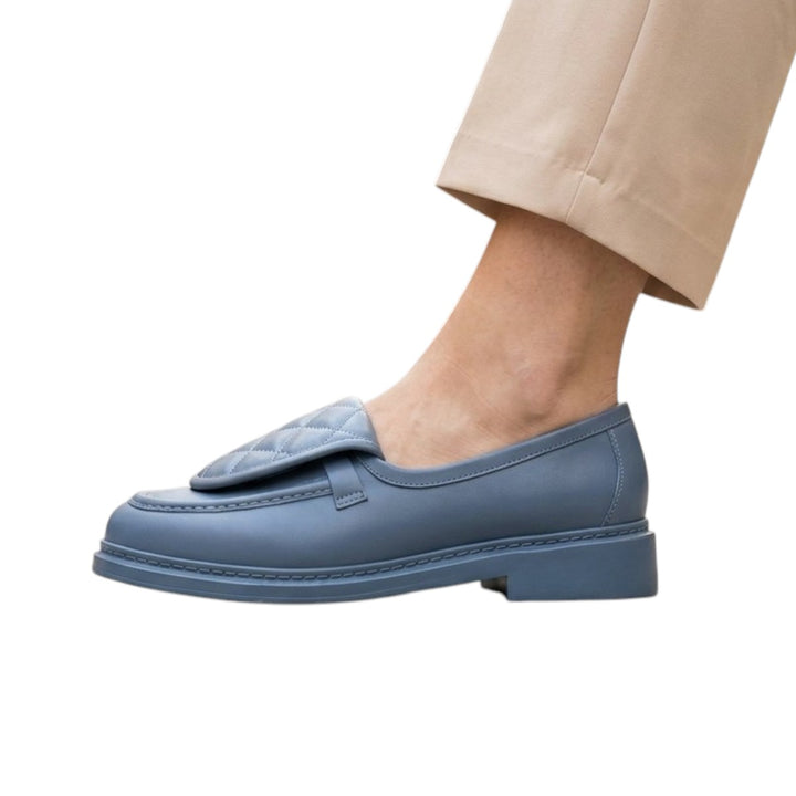 Mocassins Confortables Femme – Semelle Épaisse et Souple Podoways 35 SteelBlue