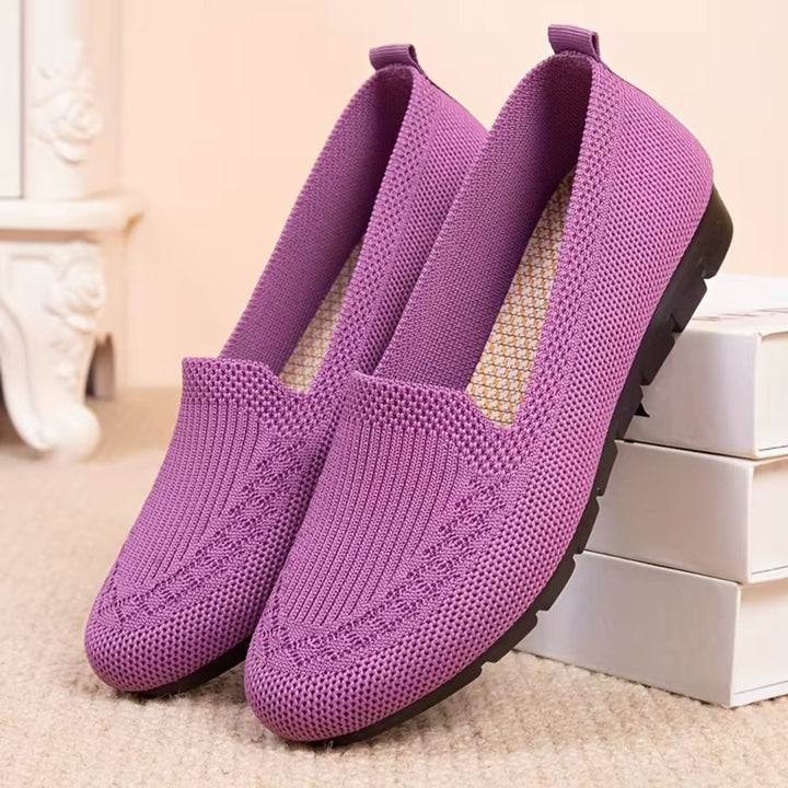 Mocassins Légers Femme – Chaussures Respirantes et Antidérapantes Podoways 35 Purple