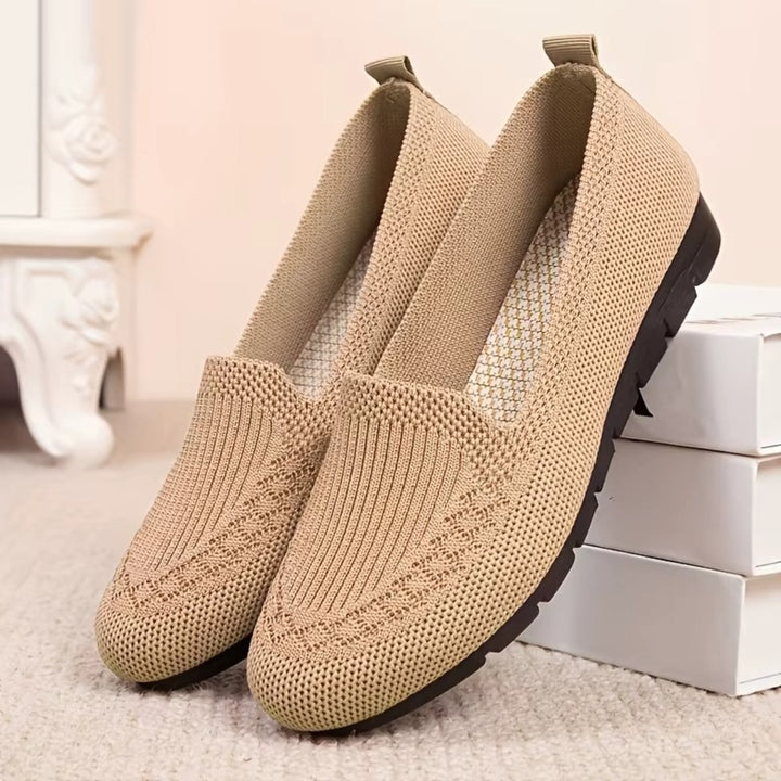 Mocassins Légers Femme – Chaussures Respirantes et Antidérapantes Podoways 35 Wheat