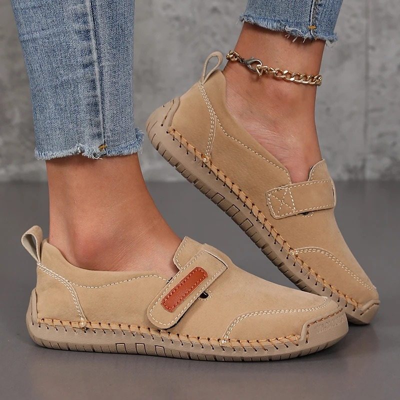 Mocassins orthopédiques d’été femme en cuir Podoways 36 Wheat