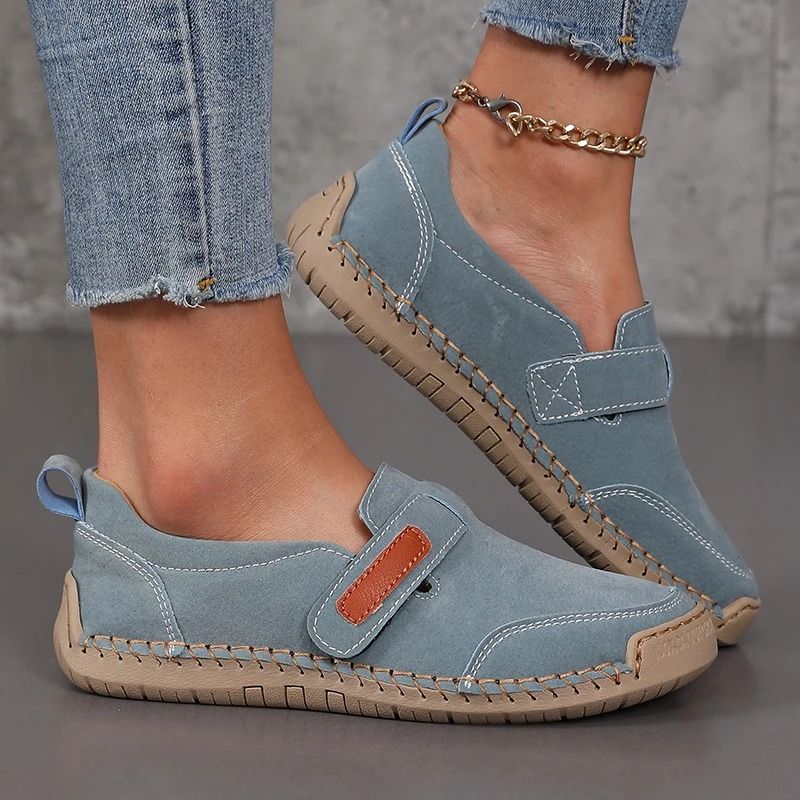 Mocassins orthopédiques d’été femme en cuir Podoways