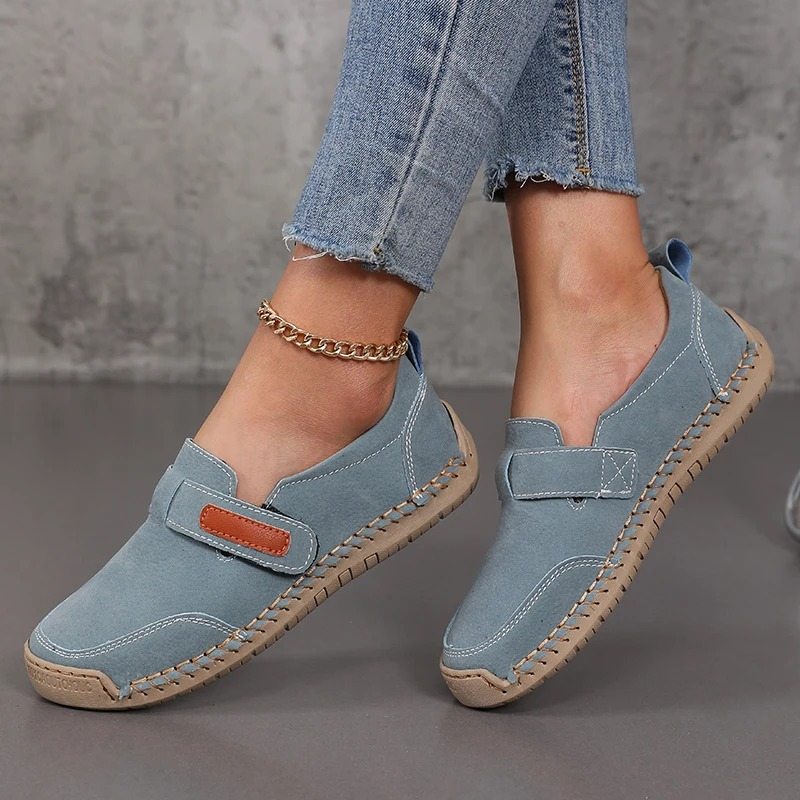 Mocassins orthopédiques d’été femme en cuir Podoways
