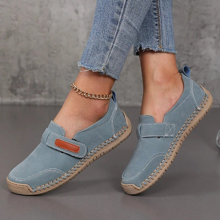 Mocassins orthopédiques d’été femme en cuir Podoways