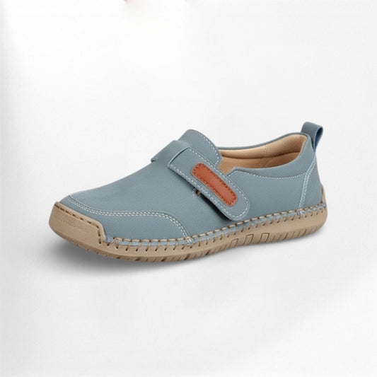 Mocassins orthopédiques d’été femme en cuir Podoways 36 SteelBlue