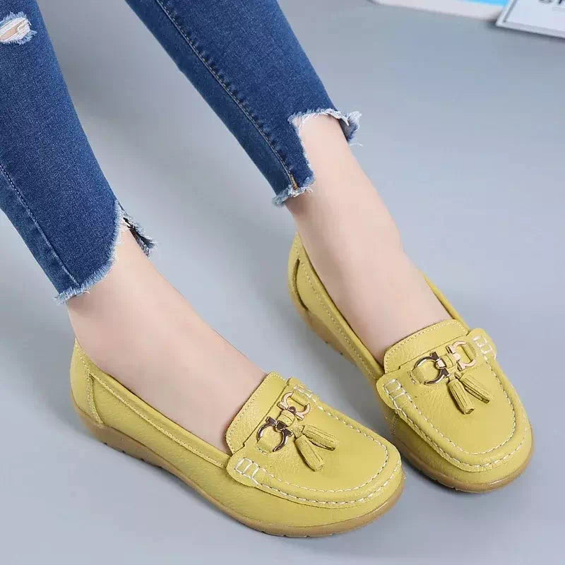 Mocassins orthopédiques pour femme  Podoways 36 LightYellow 