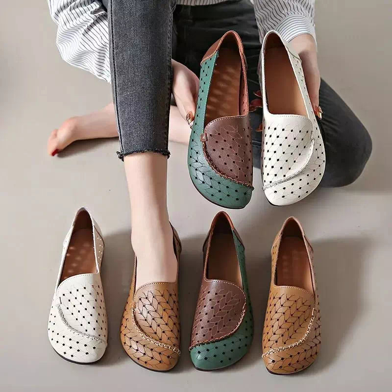 Mocassin tressé pour femme  Podoways   