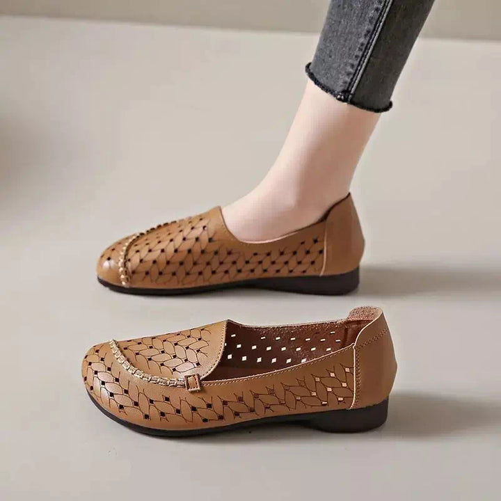 Mocassin tressé pour femme  Podoways   