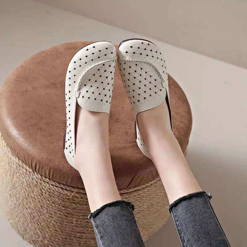 Mocassin tressé pour femme  Podoways   