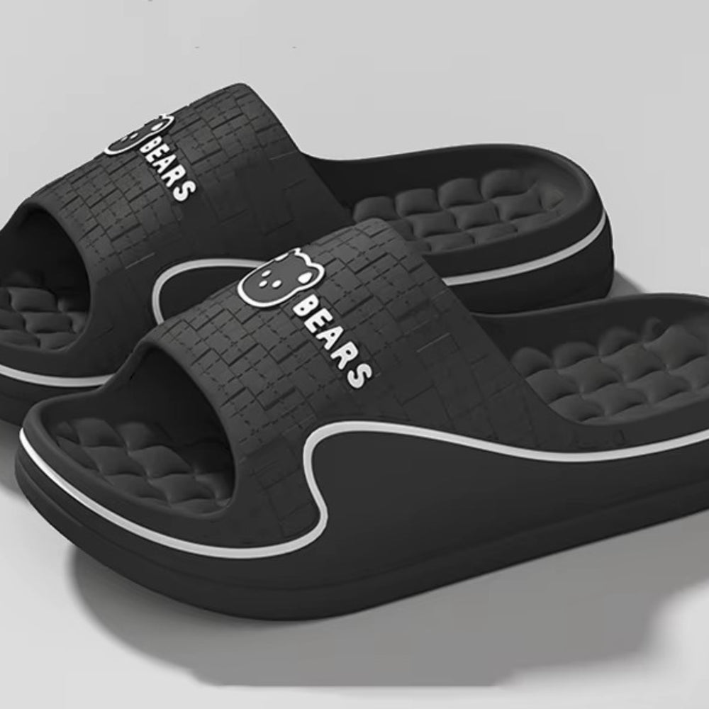 Mules Confortables Femme – Semelle Épaisse et Légère Podoways 36 Black