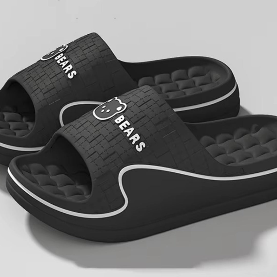 Mules Confortables Femme – Semelle Épaisse et Légère Podoways 36 Black