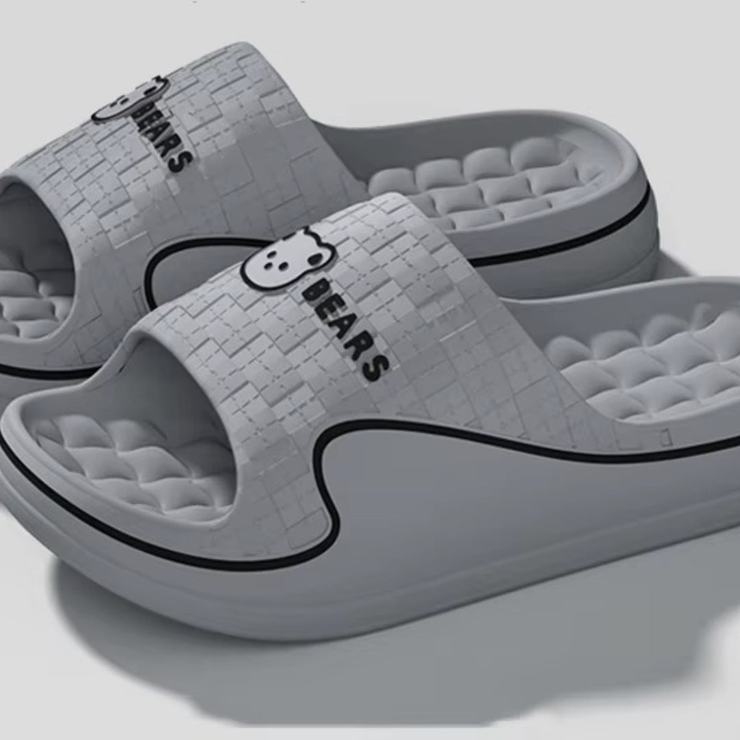Mules Confortables Femme – Semelle Épaisse et Légère Podoways 36 Silver