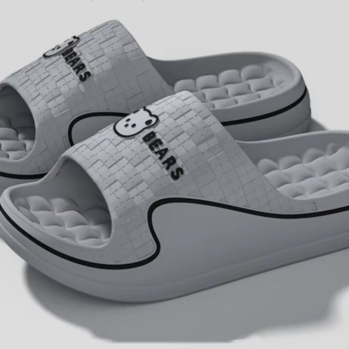 Mules Confortables Femme – Semelle Épaisse et Légère Podoways 36 Silver