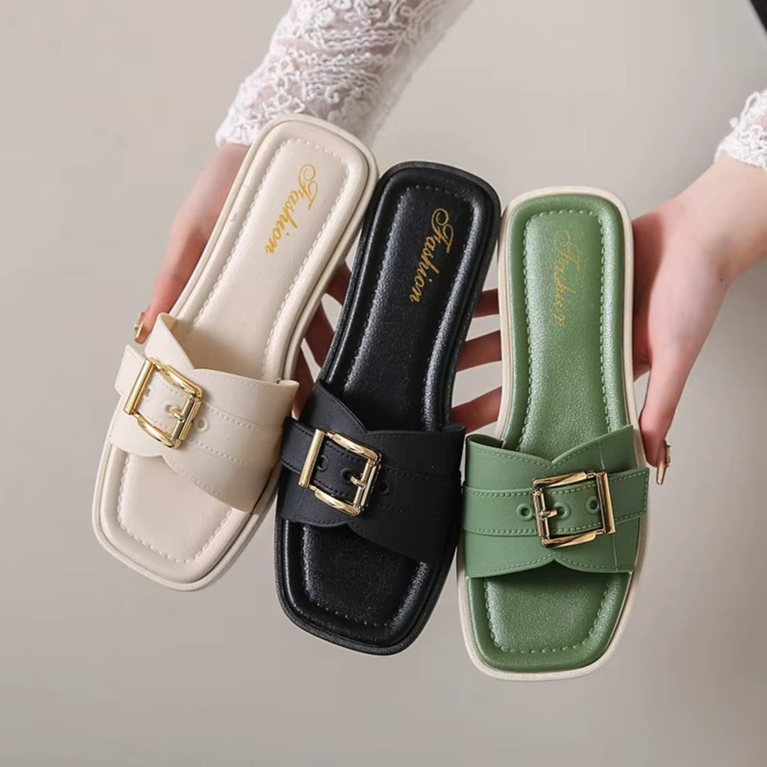 Mules Été Femme – Élégantes avec Bride Réglable Podoways