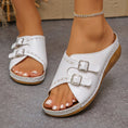 Charger l'image dans la visionneuse de la galerie, Mules femme confort estival orthopédiques Podoways 36 Blanc
