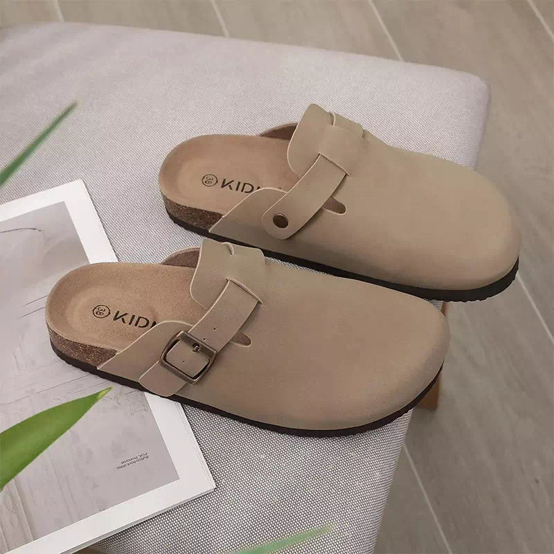 Mules orthopédiques en daim  Podoways   