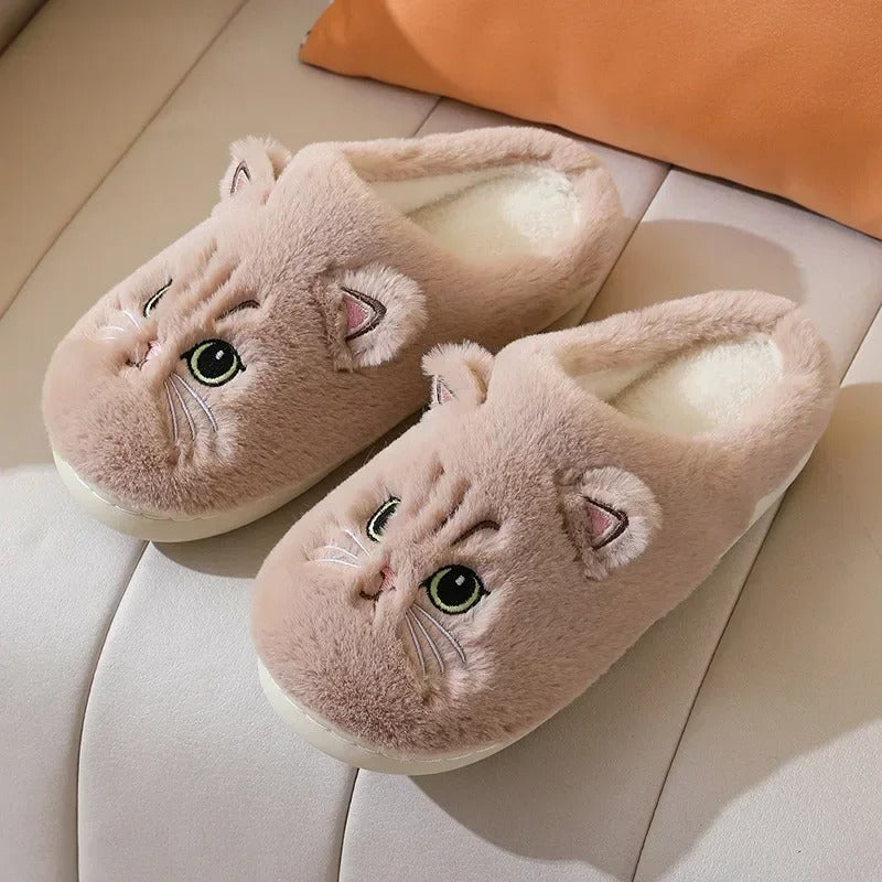 Pantoufle petit chat Podoways 36 Chocolate