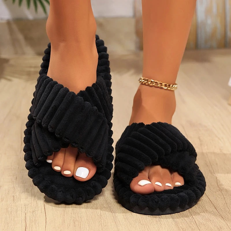 pantoufles pour les femmes aux pieds sensibles