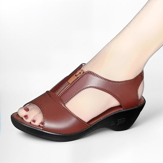 Sandales femme couleur camel Podoways 36 Sienna