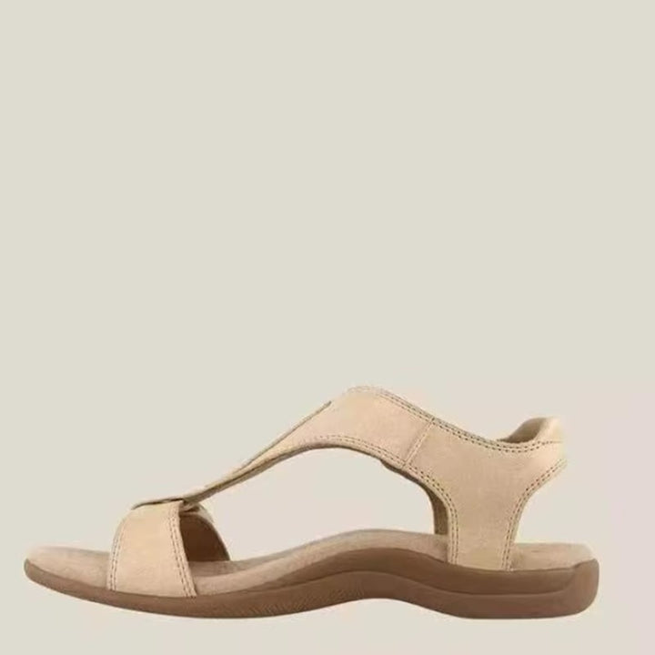 Sandales Ergonomiques Femme – Confort et Maintien Ajustable Podoways 35 Wheat