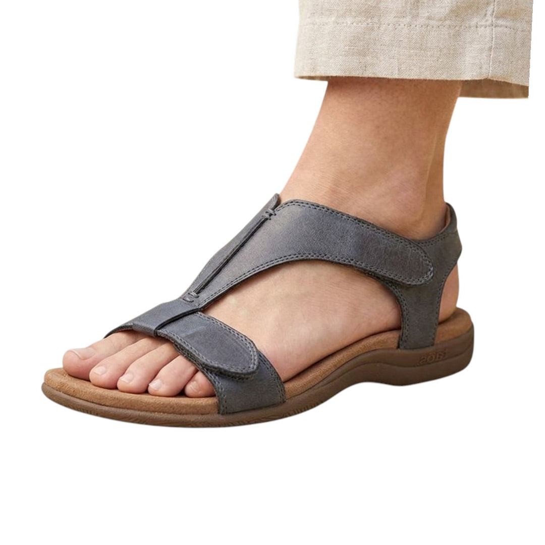 Sandales Ergonomiques Femme – Confort et Maintien Ajustable Podoways 35 Silver