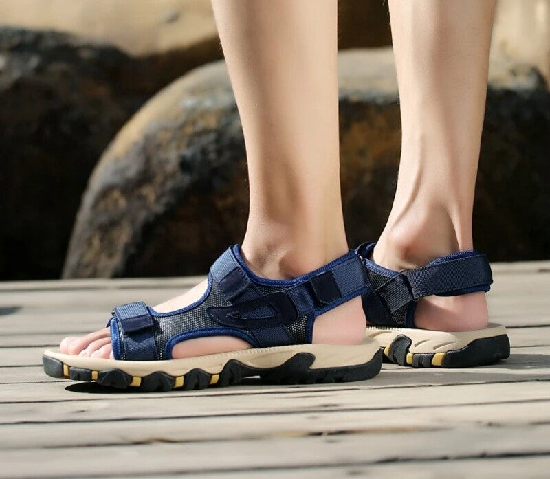 Sandales à scratch pour homme Podoways