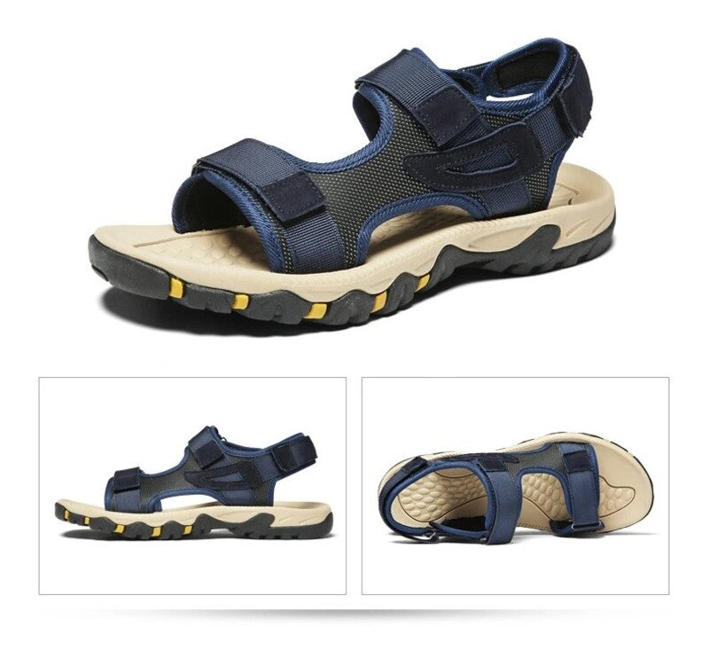 Sandales à scratch pour homme Podoways