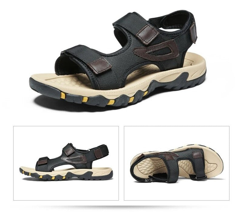 Sandales à scratch pour homme Podoways
