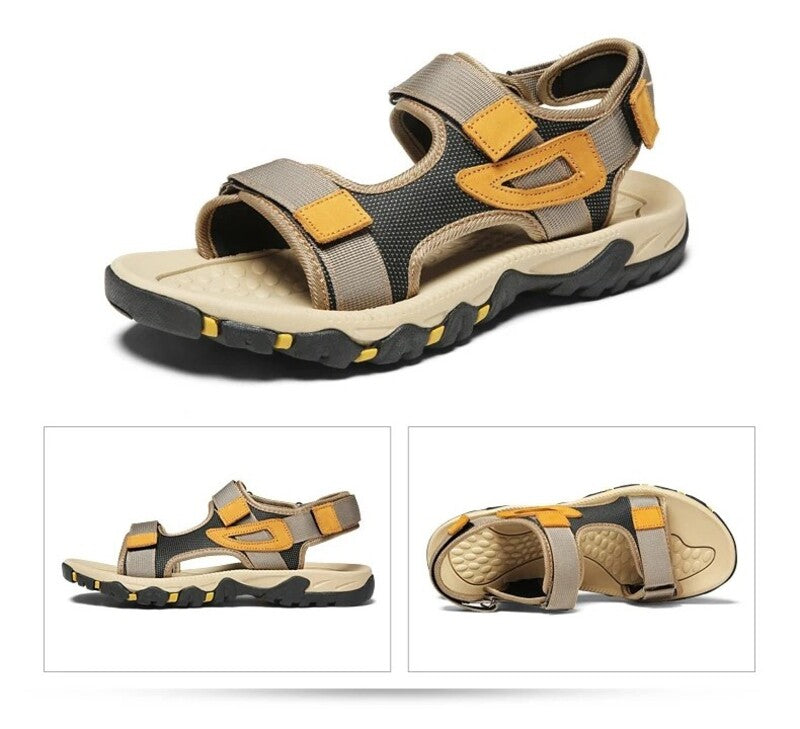 Sandales à scratch pour homme Podoways