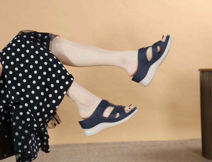 Sandales à semelles compensées confortables pour femmes Podoways