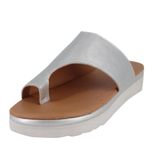 Sandales chics hallux valgus Podoways 34 Silver