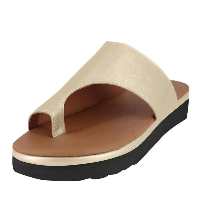 Sandales chics hallux valgus Podoways 34 Wheat
