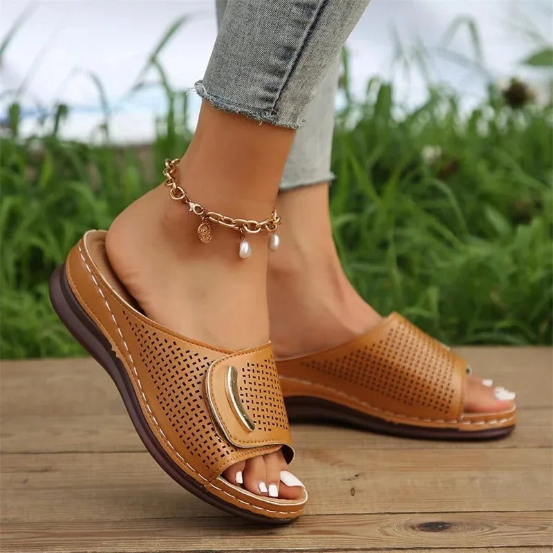Sandales confortables et élégantes Podoways 36 Chocolate
