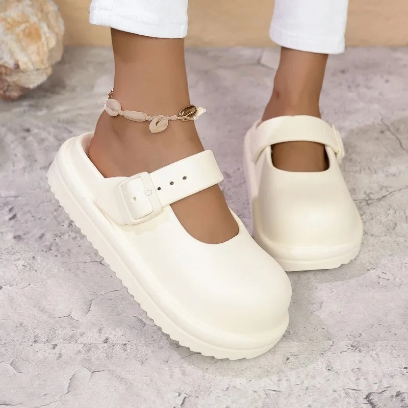 Sandales crème Podoways 35 Blanc