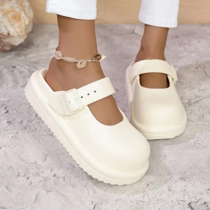 Sandales crème Podoways 35 Blanc