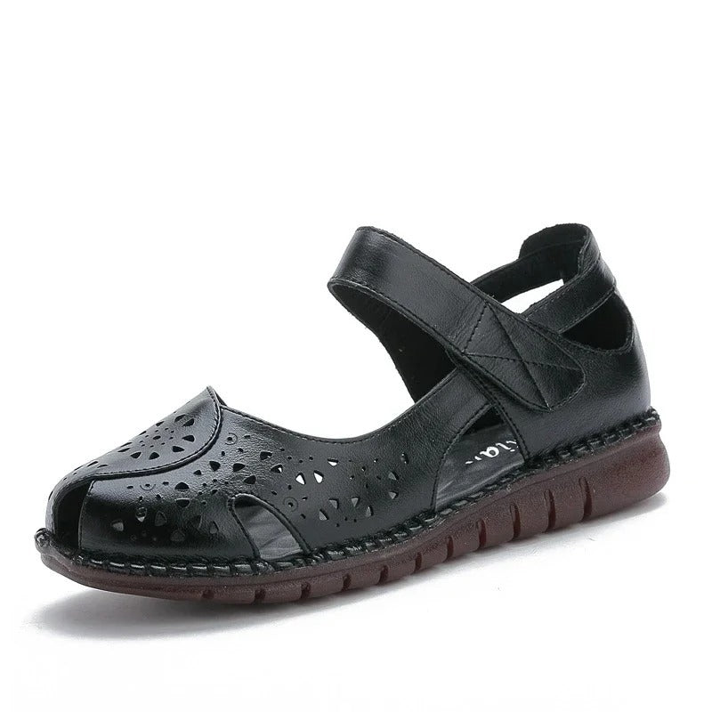Sandales femme à scratch d'été Podoways 35 Black