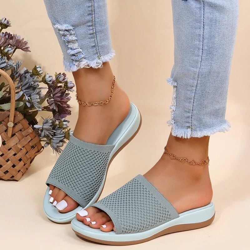 Sandales femme bleu marine Podoways