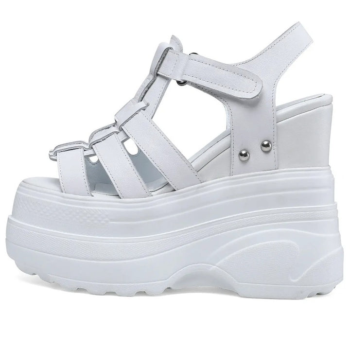 Sandales rock femme Podoways 36 Blanc