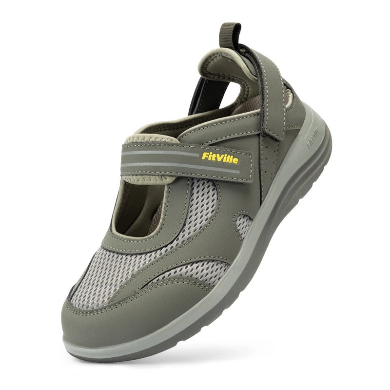 Sandales velcro femme Podoways 36 DarkKhaki