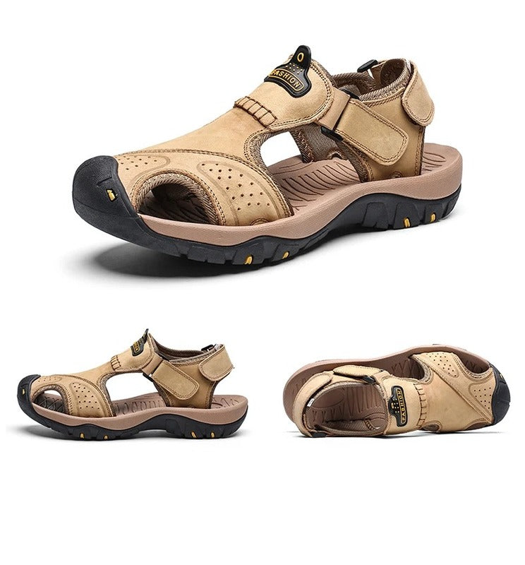 Sandales à scratch pour homme Podoways