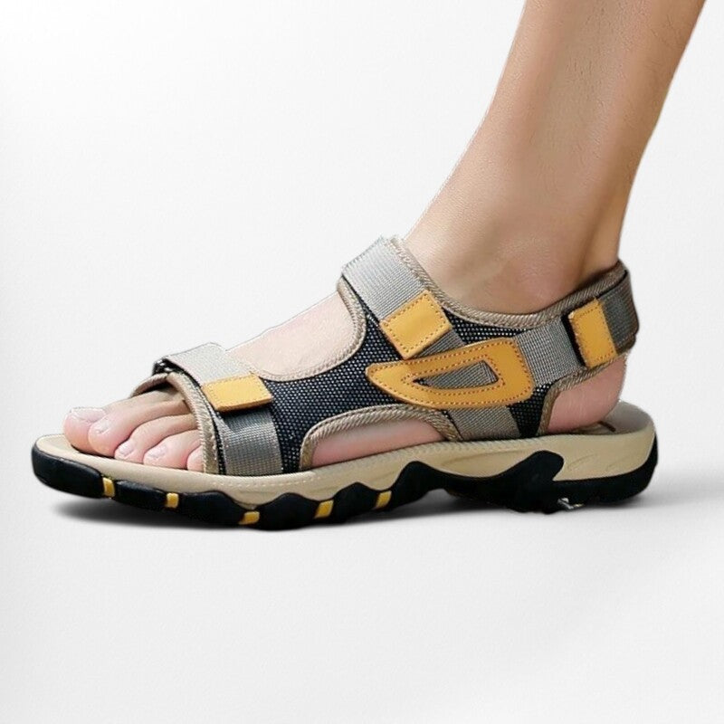 Sandales à scratch pour homme Podoways 38 Orange