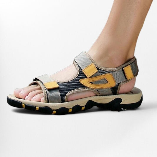 Sandales à scratch pour homme Podoways 38 Orange