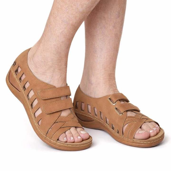 Sandale Orthopédique ultra confort Semelles Orthopédiques PODOWAYS 36 Chocolate