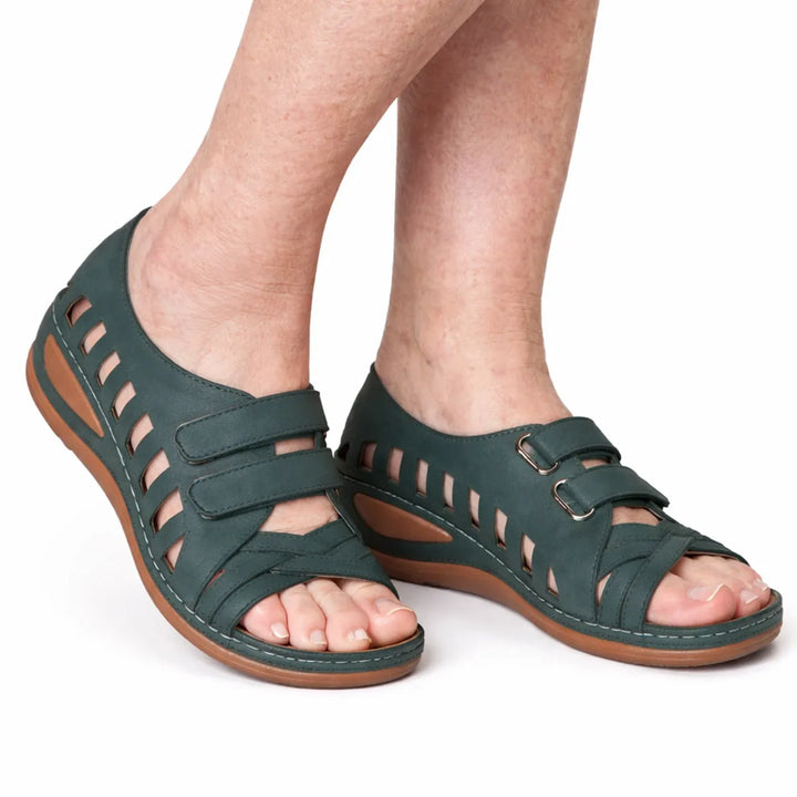 Sandale Orthopédique ultra confort Semelles Orthopédiques PODOWAYS 36 Green